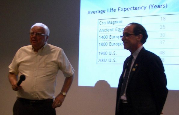 Frank Drake and Ray Kurzweil at SETI