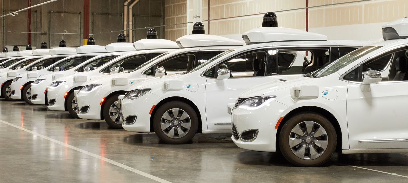 Waymo Pacifica Fleet of Self-Driving Cars