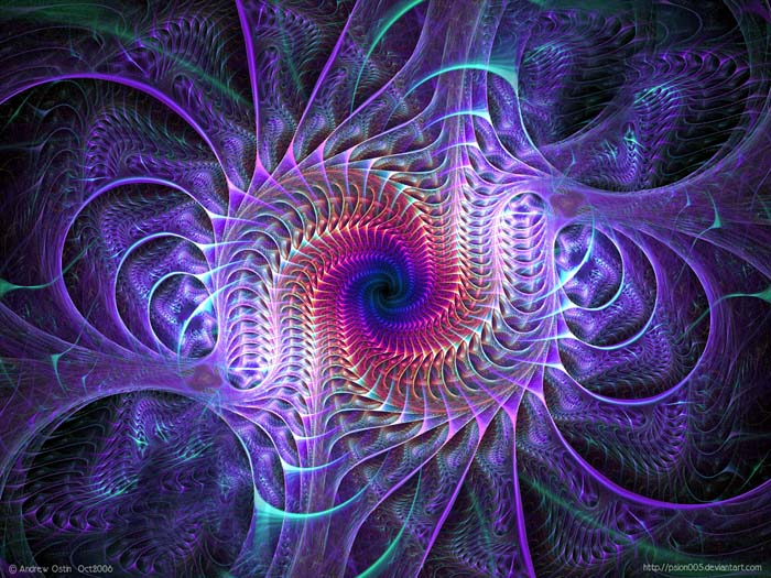 Purple Spirals