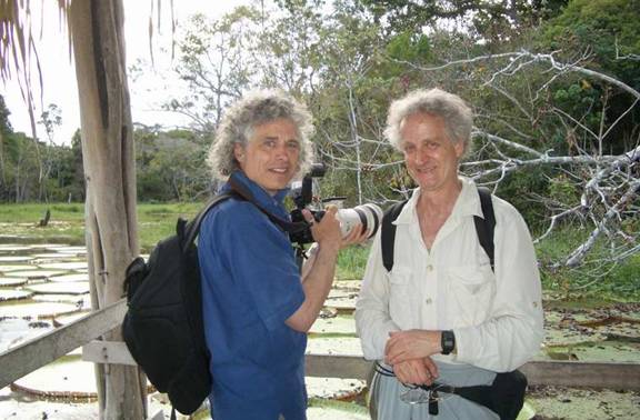 Steve Pinker and Bob in the Amazon